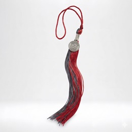 Red and Platinum Tassel